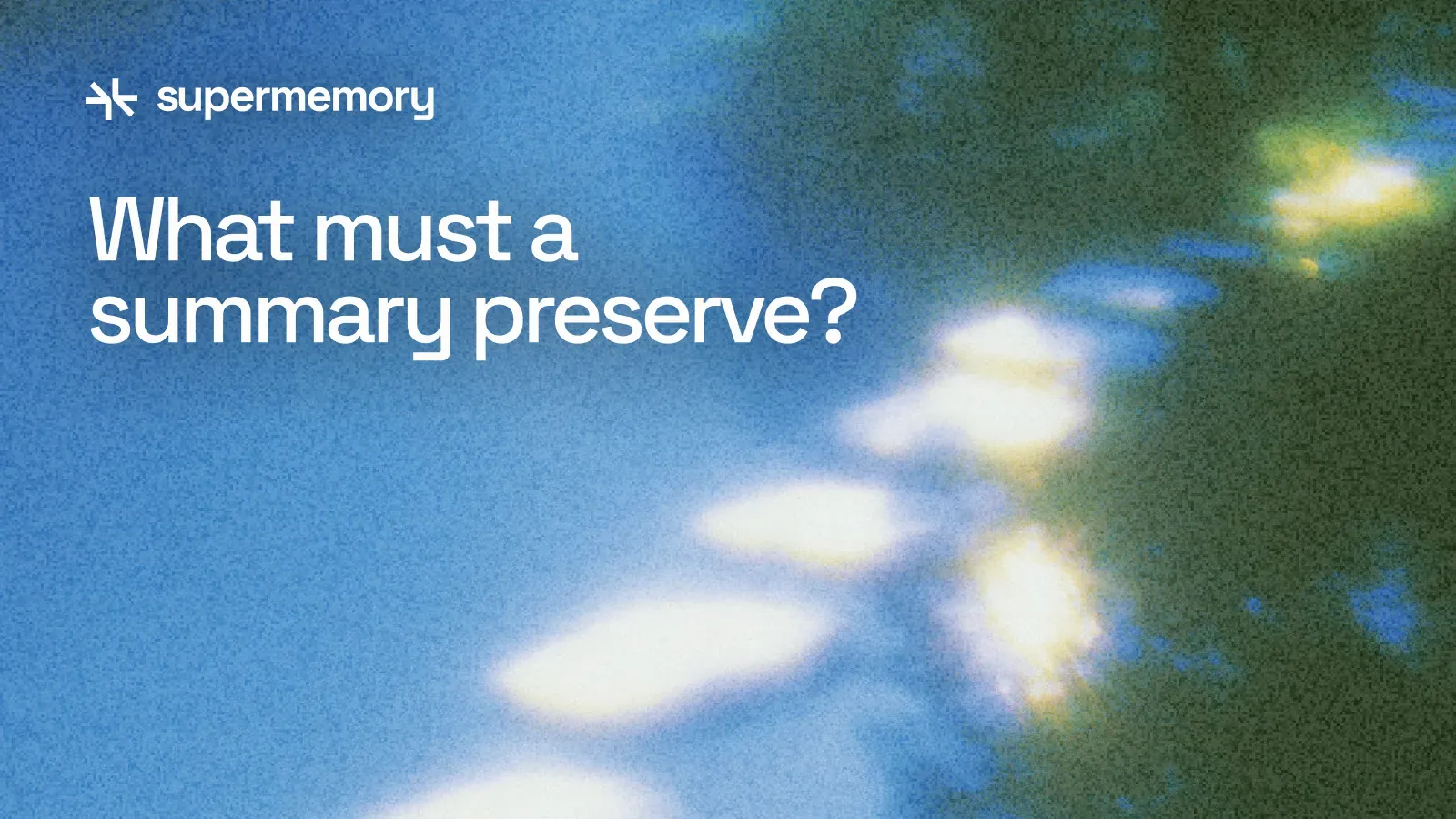 Conversation Compaction: Test What a Summary Must Preserve