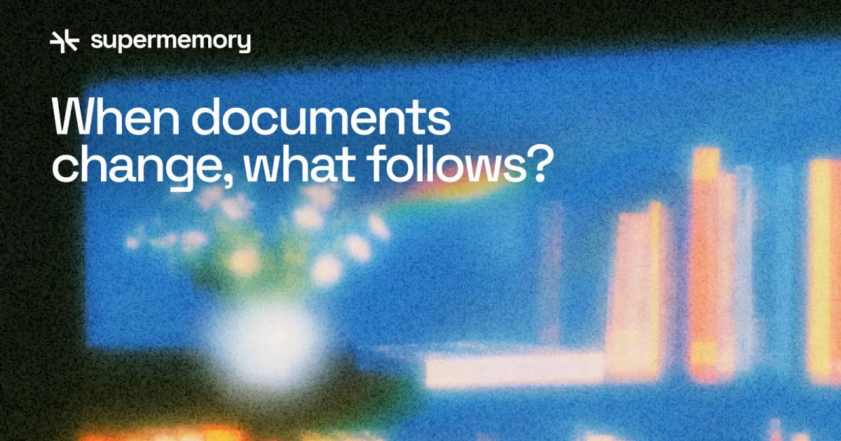What Happens to a Vector Index When Documents Change? — supermemory