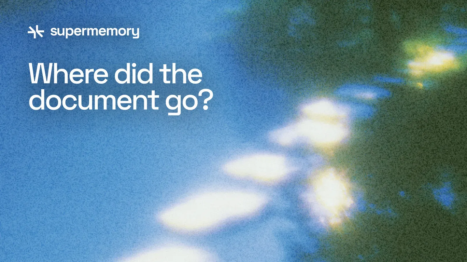 Why Your Agent Cannot Find a Document It Already Received