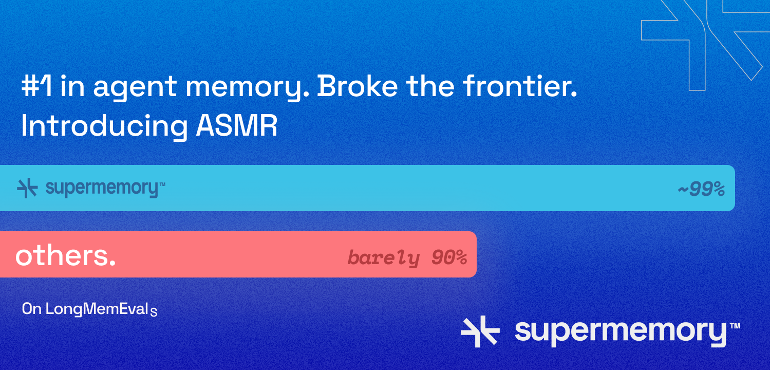 We broke the frontier in agent memory: Introducing ~99% SOTA memory system.