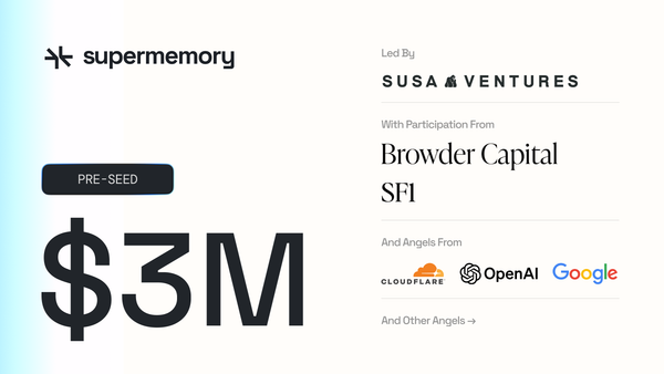 Supermemory raises $3 million with the best memory engine for LLMs