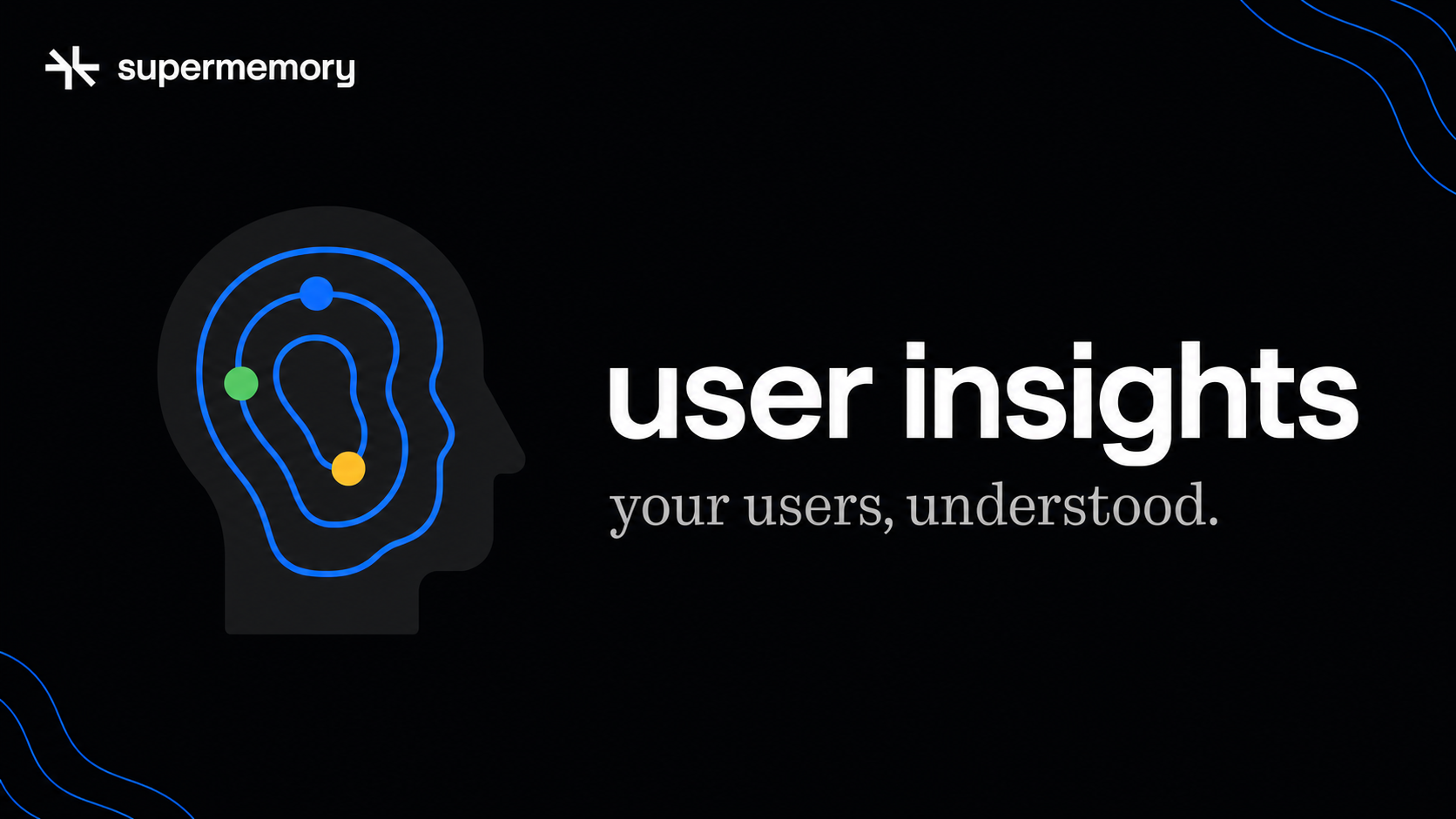 User Insights graphic with the text your users, understood.